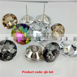 Newest Selling Different Types Fashion Fancy Rhinestone Buttons for Wholesale thumbnail-1