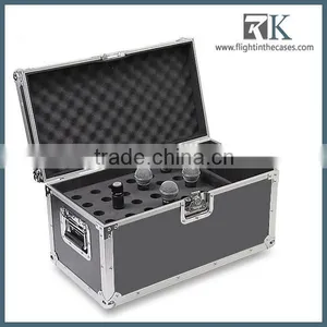 12 Microphone Mic Flight Road Brief Case Roadcase thumbnail-1