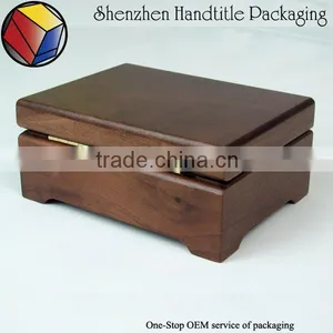 Square Shape Wood Material Music Box thumbnail-2