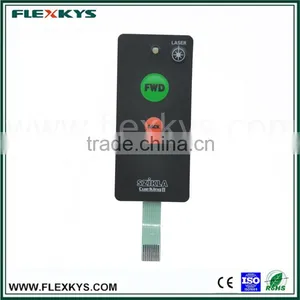 Famous Intellectual Embossing Key Poly Dome Tactile Feedback Led Membrane Keypad Switch thumbnail-1