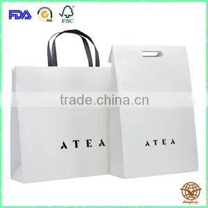 Fast Delivery Custom Printed Shopping Paper Bag With Rope Handle thumbnail-2