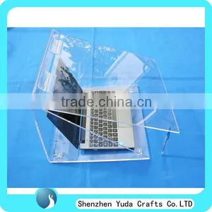 Desktop Plexiglass Dust Cover Clear Acrylic Laptop Cover Box Wholesale thumbnail-1