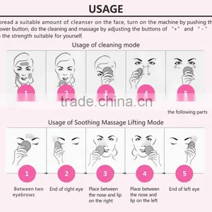 BPSK1068 Hot Selling Safe Make up Removal Brush/silicone Facial Brush thumbnail-5