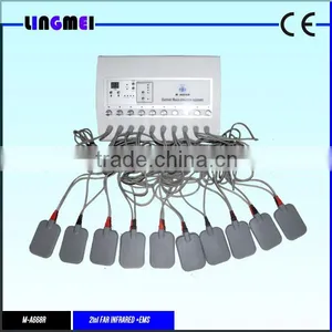 Professional Fitness EMS Electro Stimulation Machine Combining Infrared Slimming and Electronic Muscle Stimulator thumbnail-1