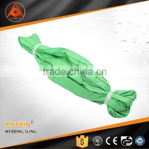 5 Ton High Quality Red Color Code Flat Webbing Sling/ Round Webbing Sling/ Webbing Sling for Lifting thumbnail-4