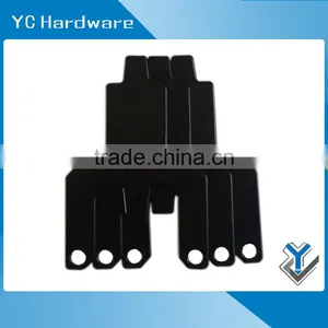 Small Black Powder Coated Metal Bracket for Equipment thumbnail-4