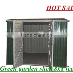 Hot Sale Green Garden Shed 8x8 Feet thumbnail-1