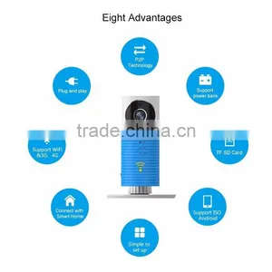 720P Home Security Wifi Baby Monitor IP Camera,wifi Camera With Alert Nightvision Intercom for Iphone,Samsung IOS Android System thumbnail-4