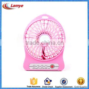 Custom Printing Handy Plastic USB Rechargeable Portable Fan thumbnail-1