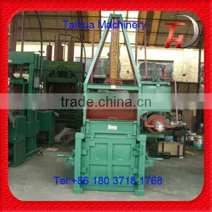 High Quality 40-80T Hydraulic Clothes Packer/80T Pressure Vertical Clothes Baler thumbnail-1