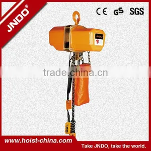 High Quality Fixed Type Electric Chain Hoist With Hook thumbnail-3