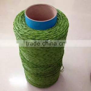 9700Dtex /6F PE Artificial Grass Yarn With Straight Football Turf thumbnail-1