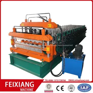 Double Layer Roof Panel Roll Forming Machine thumbnail-1