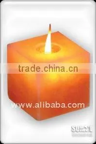 Himalayan Salt Candle Holder (Cube Shape) thumbnail-1