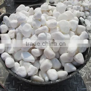 Cheap Natural Round White Pebble Stone For Garden thumbnail-2
