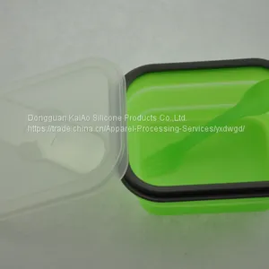 Micro-wave Safe Silicone PP Lunch Box Bowl Food Container thumbnail-2