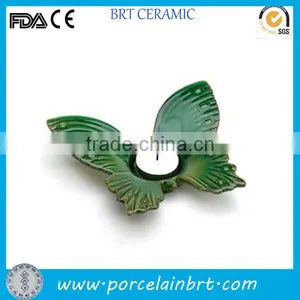 Custom Design Ceramic Butterfly Candle Holder thumbnail-1