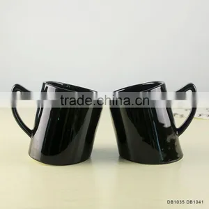 Hot Selling Black Coffee Ceramic Mug thumbnail-1