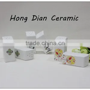 Herb & Spice Tools Type and Eco-Friendly Feature Ceramic Salt and Pepper Set thumbnail-1