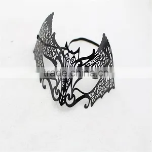 New Black Swan Laser Cut Metal Womens Mardi Gras Venetian Masquerade Mask thumbnail-4