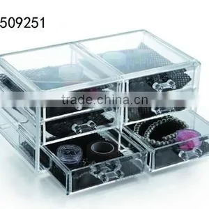 Clear Cosmetic / Make up Display Organizer Drawer thumbnail-3