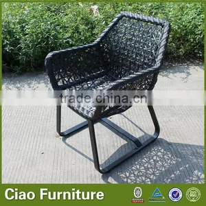 Rattan Furniture Flower Weaving Coffee Table Set thumbnail-3