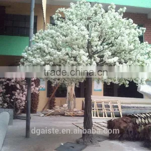 Peach Blossom Cherry Flower Tree Man Made Blooming Real Trunk Tree With UV RESISTANCE thumbnail-5