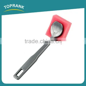 Toprank China Factory Wholesale Best-Selling Dish Washing Scouring Pad Magic Cleaning Colorful PU Sponge With Scouring Pad thumbnail-2