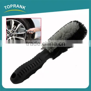 High Quality PVC Handle Car Wheel Cleaning Tool Car Wash Tire Brush thumbnail-1