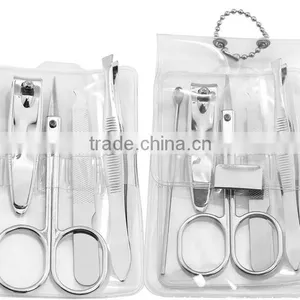 Transparent Pvc Bag Packing Beauty Manicure Set for Women Gift thumbnail-1