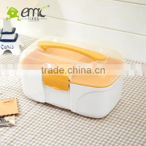 Plastic Storage Box for Medicine, Plastic Storage Box With Handle and Lid thumbnail-4