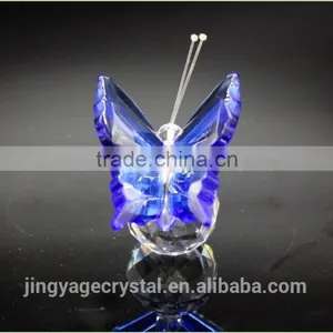 Elegant Blue Crystal Butterfly Model Church Anniversary Gift thumbnail-3