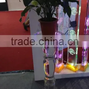 New Design Crystal Tall Flower Stand thumbnail-1