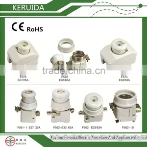 Screw Type Ceramic Fuse Base/ Porcelain Fuse/fuse Holder Box/fuse Unit thumbnail-2