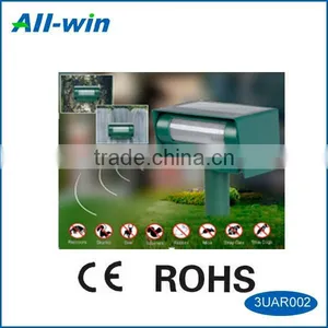Outdoor & Indoor Use Animal Control Item Solar Ultrasonic Powered Animal Repeller With Rechargeable Battery thumbnail-1