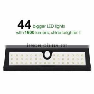 Solar Light, 44 LED Outdoor Wall Lamp, Wireless Motion Sensor Light for Patio, Yard, Garden With ON/AUTO/OFF thumbnail-2