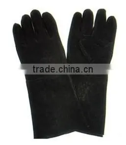 Black CE Durable Welding Glove for Welding thumbnail-1