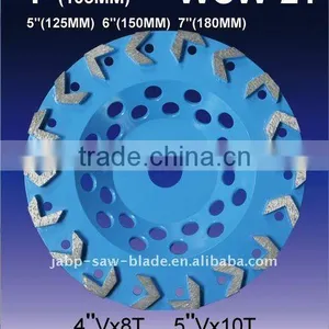 Small Arrow Diamond Cup Wheel thumbnail-1