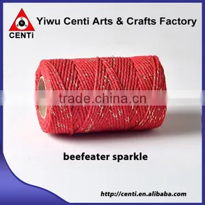 Quality Beefeater Red and Sparkle Coloured Original Cotton Bakers Twine thumbnail-1