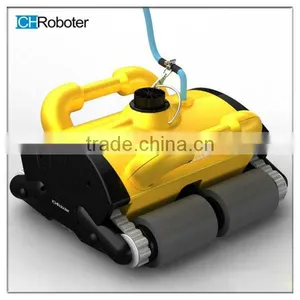 Yellow Robot Swimming Pool Cleaner With Caddy Cart thumbnail-2