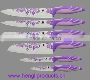 Colorful Non-stick Coating Knife Set in EVA Gift Box thumbnail-2