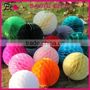 DIY Tissue Paper Honeycomb Balls Wedding Party Decoration Honeycomb Ball thumbnail-1