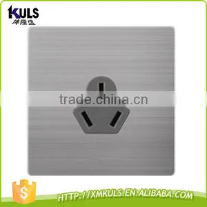 Wall Switch Socket Type 304 Stainless Steel Wire Drawing Function of Socket Outlet thumbnail-1