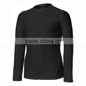 Spandex Fabric of Jogging Wear, Compression Wear, Long Sleeve Compression Top thumbnail-2