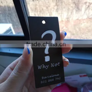 2016 Hot Sales Custom High Quality Offset Printing Jeans Hang Tags Swing Tags thumbnail-6
