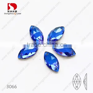 Top Quality Horse Eye Shape Flatback Sew on k5 Crystals,sewing Crystal Stone for Accessories thumbnail-4