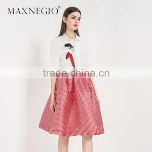 Nice Design High End Fashion Wholesale Clothing Ladies Wear Formal Elegant Casual Dress Designs 2016 thumbnail-1