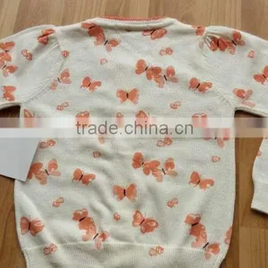 New Autumn Designs Children Clothing Kids Wear Cardigan Sweater O-neck Child Cardigan Girls Light Sweaters(KS0434) thumbnail-1