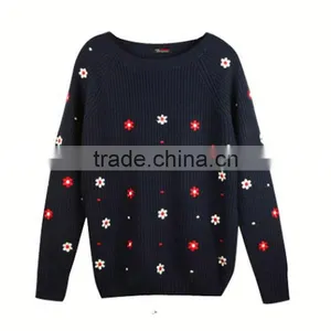 Hollow Out Girls Pullover Sweater Knitting Pattern thumbnail-1