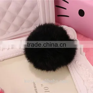 Accessories Fur Ball Hot Selling Genuine White Wholesale Rex Rabbit Fur Pom Poms thumbnail-6